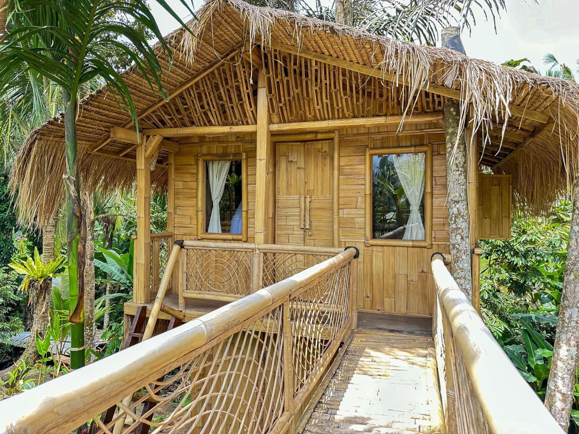 Kawig Bamboo House - Ricefield View, Eco Bamboo Home Tampaksiring Exterior foto